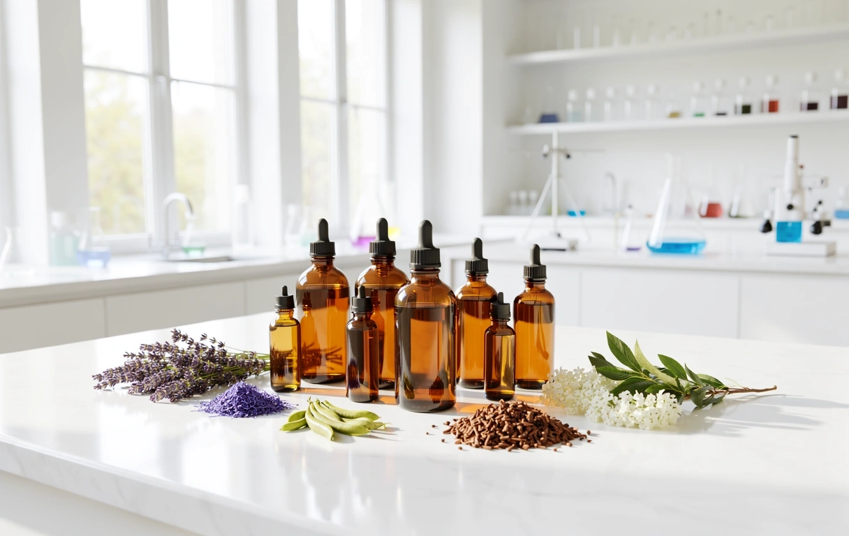 Natural botanical extracts in a professional setting