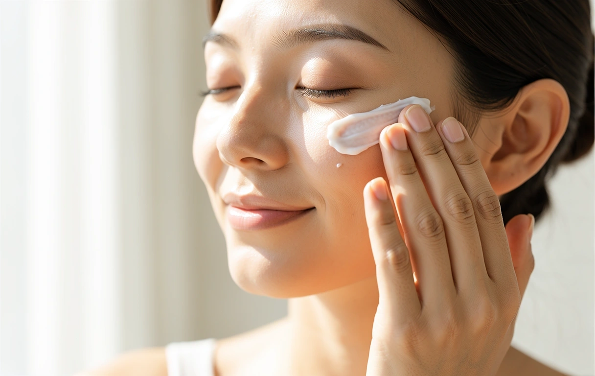 Gentle facial care application